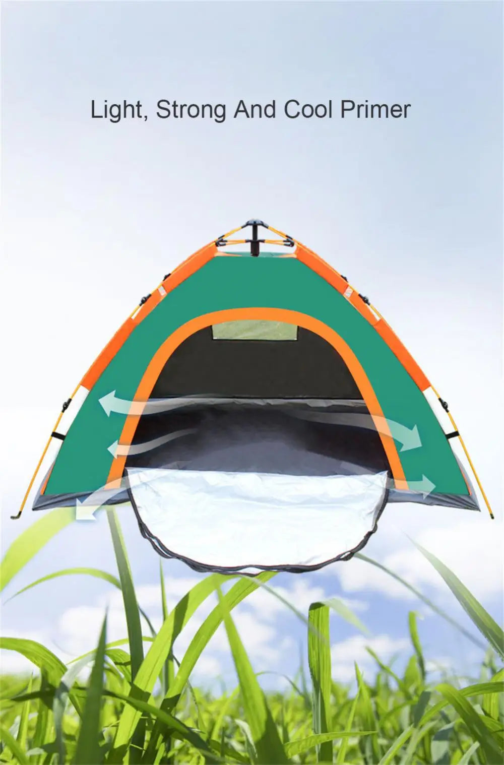 Carpa automática para camping | Tienda portátil fácil de montar para exterior