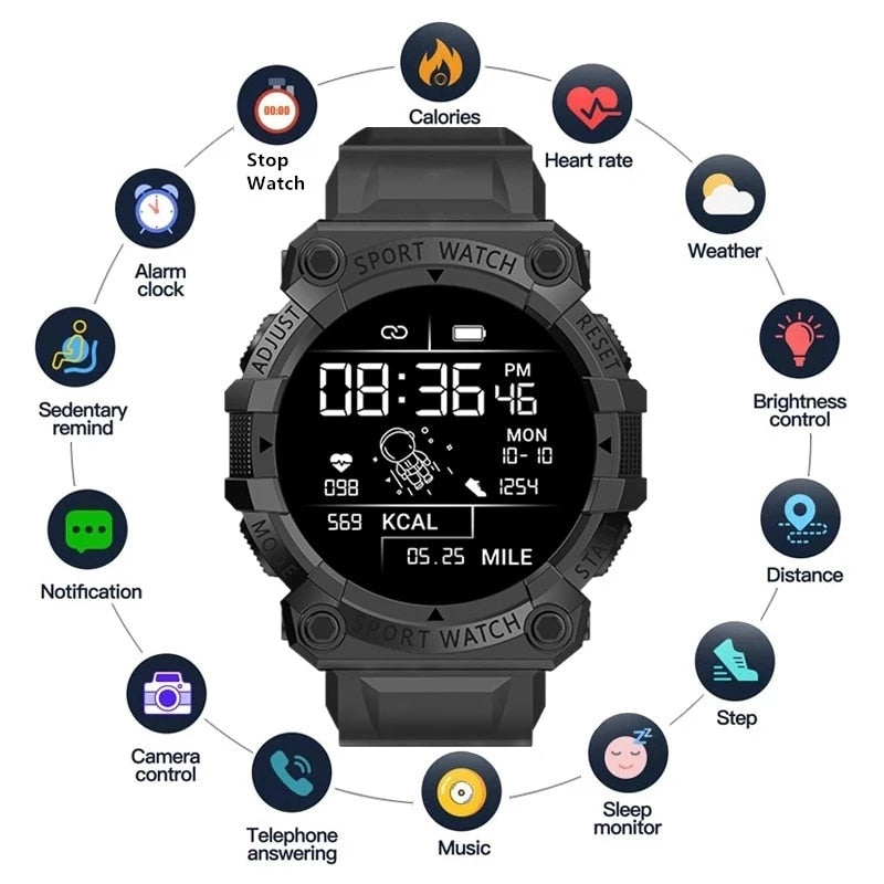 Dmax | Reloj inteligente Bluetooth con monitor de salud