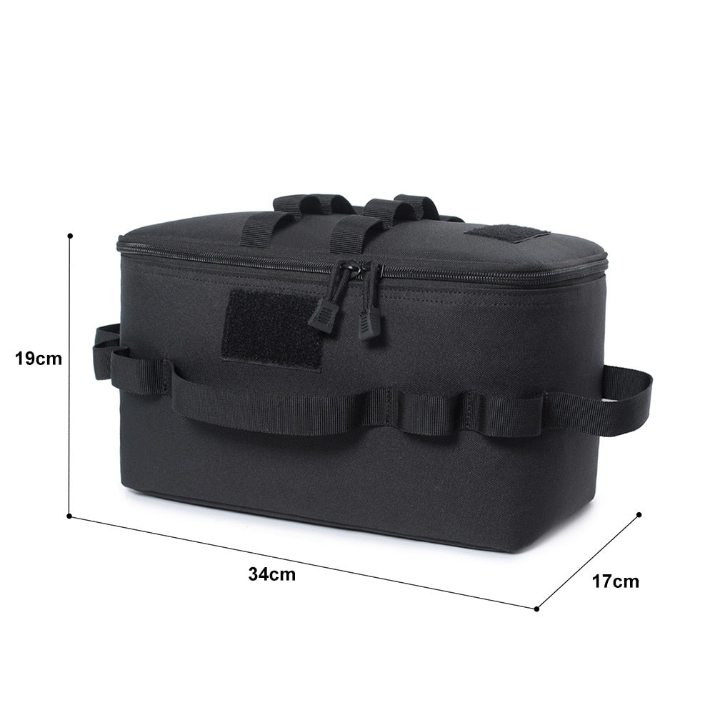 Bolsa de almacenamiento para camping | Organizador con múltiples compartimentos