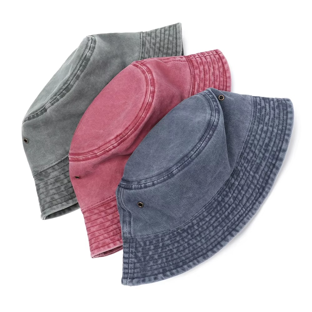 Sombrero tipo cubo de denim | Unisex plegable y ligero