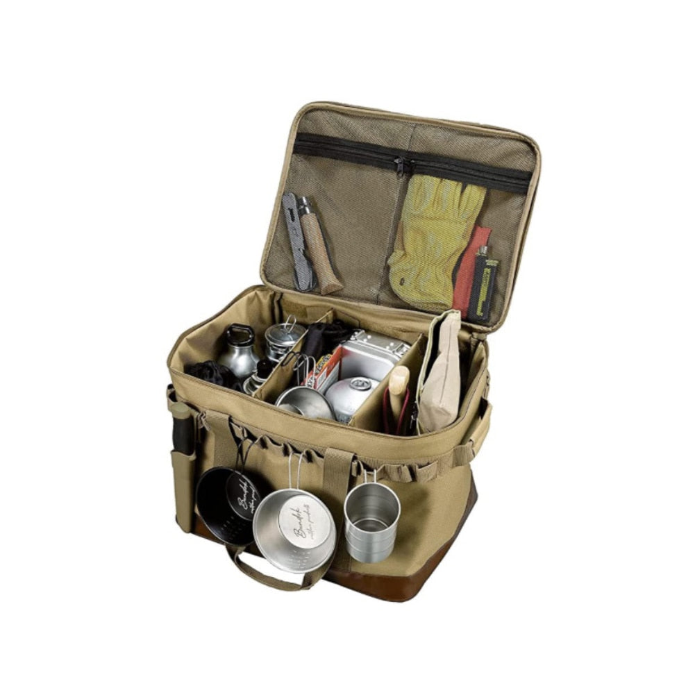 Bolsa de almacenamiento para camping | Organizador con múltiples compartimentos