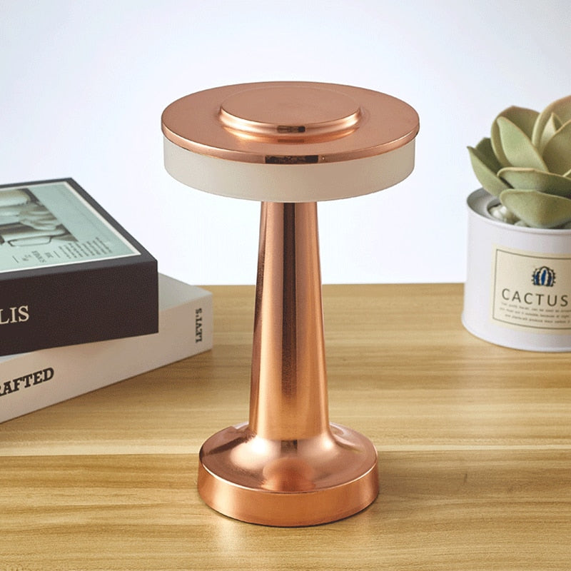 Lumey - Lámpara de mesa de bar retro con función táctil