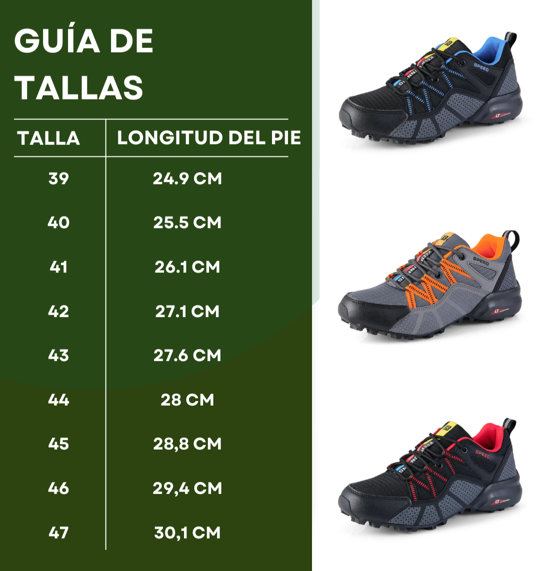 OrthoSpeedRun™ | Zapatillas de Trail con Estabilidad Extrema