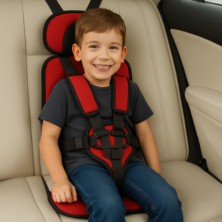 Asiento Elevador Infantil Seguro y Cómodo para Coche