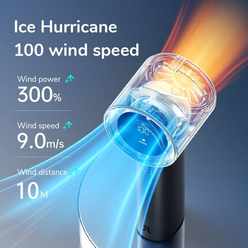 Ventilador portátil de mano inalámbrico para verano fresco