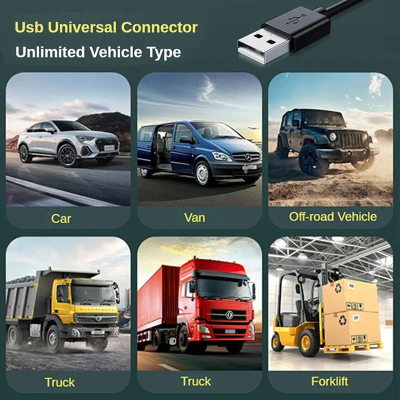 Ventilador de coche con USB | Enfriador portátil para asiento trasero