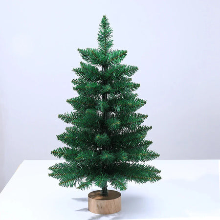 Mini Árbol de Navidad - Realista Nevado - Decoración Mesa Escritorio