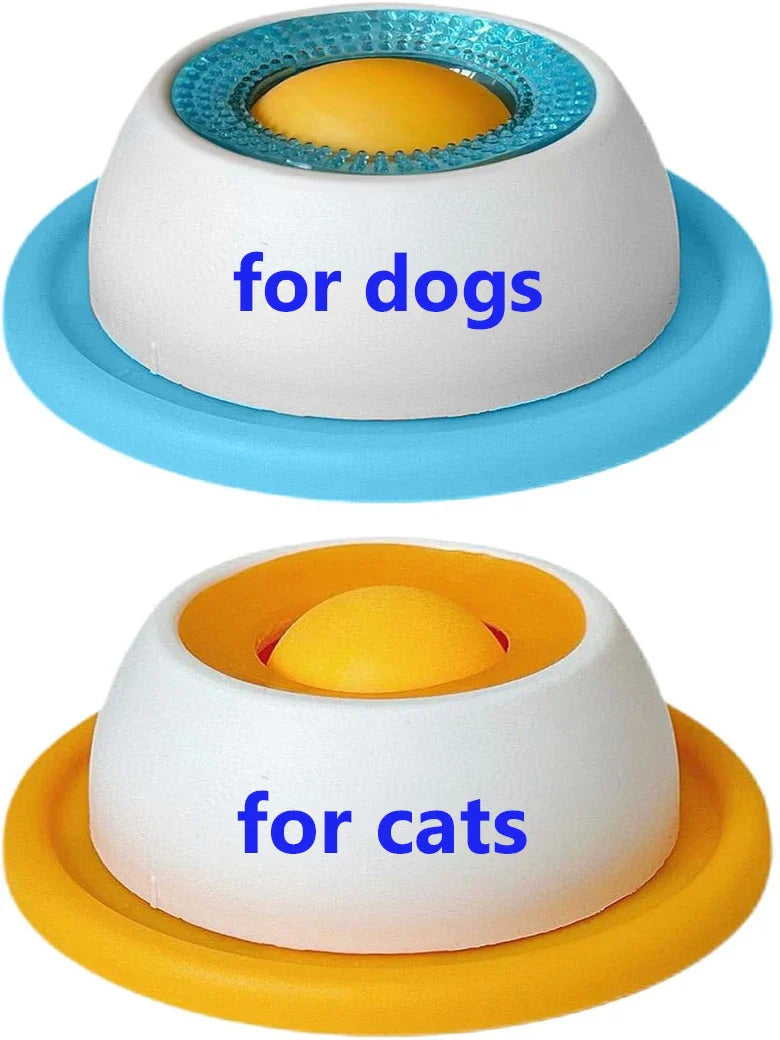 Tapete interactivo para lamido, alimentador lento y juguete de enriquecimiento para perros y gatos