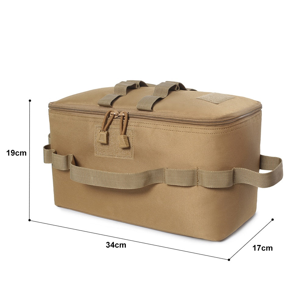 Bolsa de almacenamiento para camping | Organizador con múltiples compartimentos