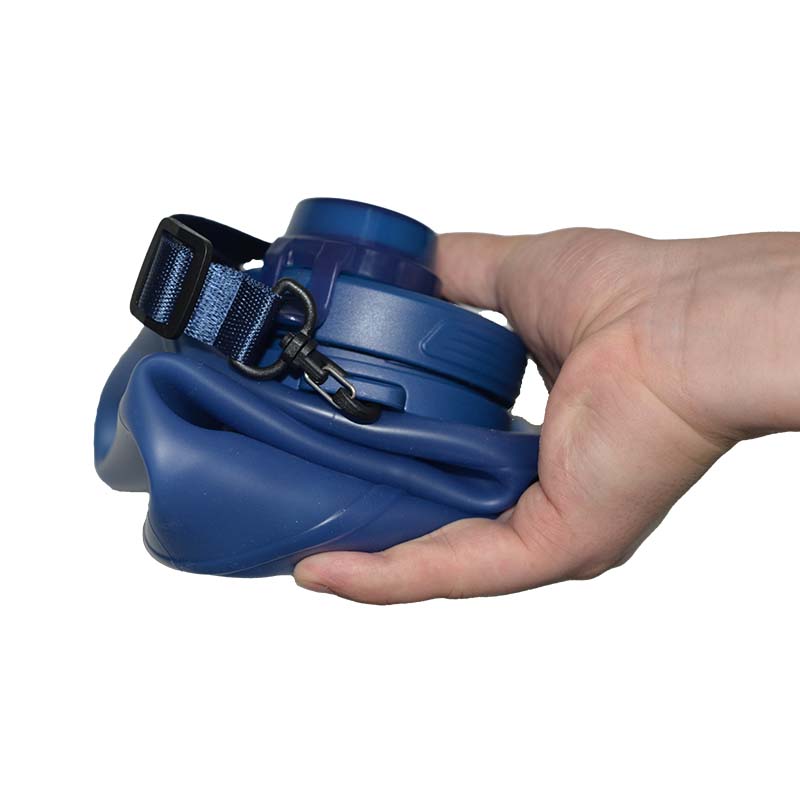 Botella de agua plegable para camping | Ligera, reutilizable y resistente