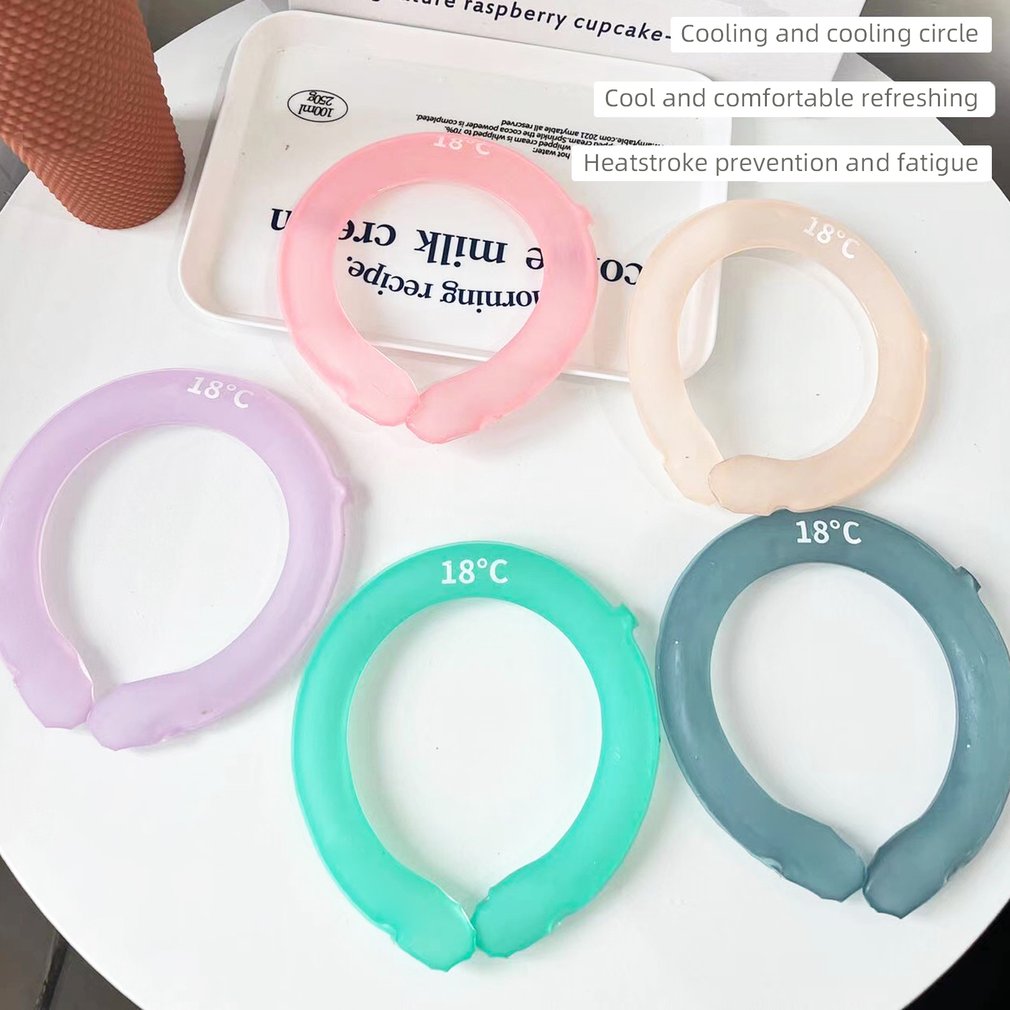 Anillo refrescante para el cuello de verano
