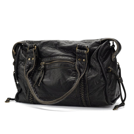 Bolso de Mano Negro para Clases – RACHEL