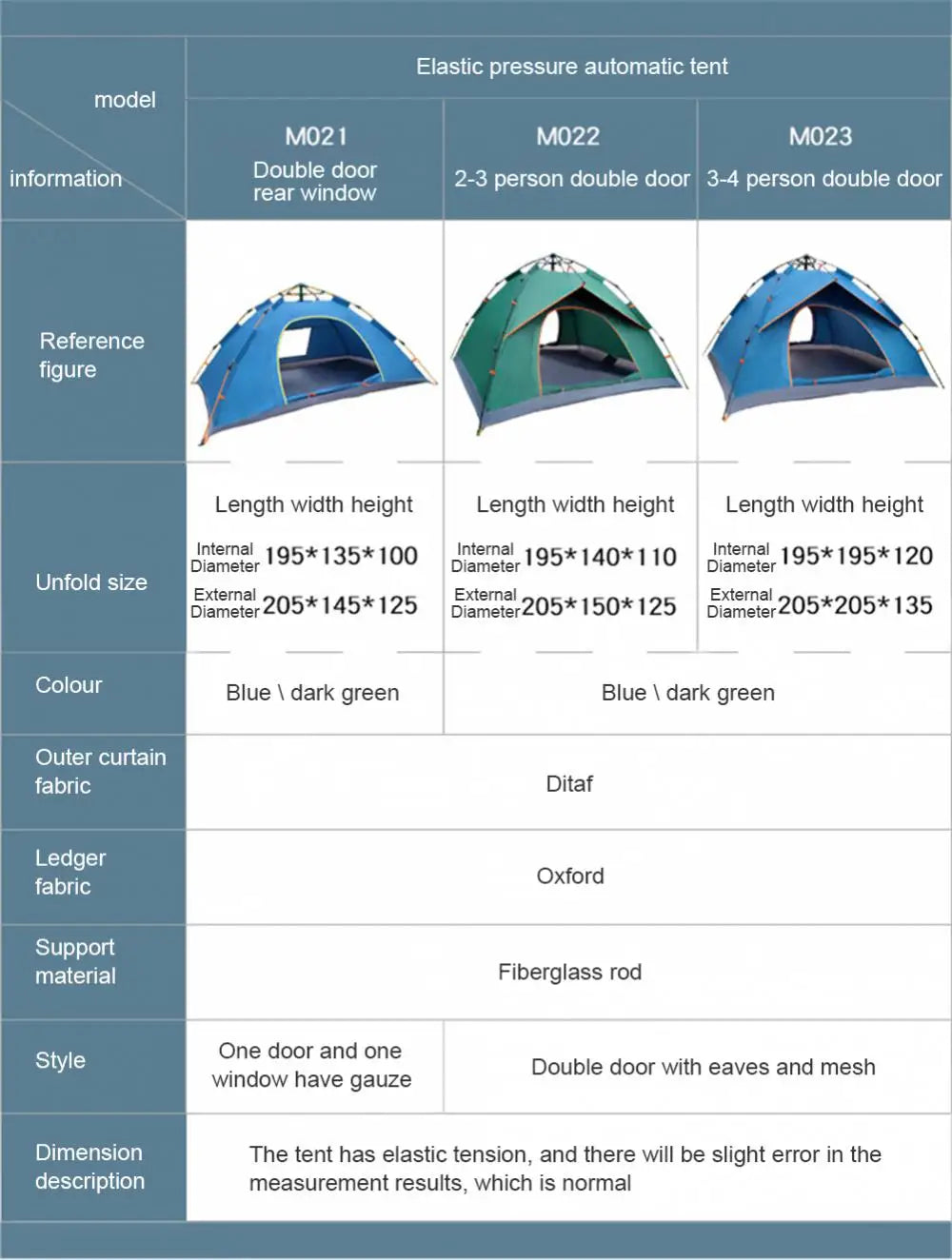 Carpa automática para camping | Tienda portátil fácil de montar para exterior
