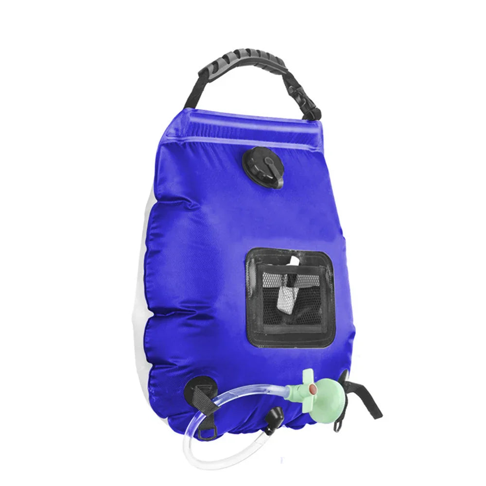 Ducha solar portátil 20L con manguera | Para camping y playa
