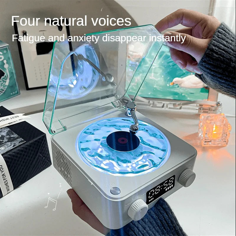 Lámpara retro de proyección de audio