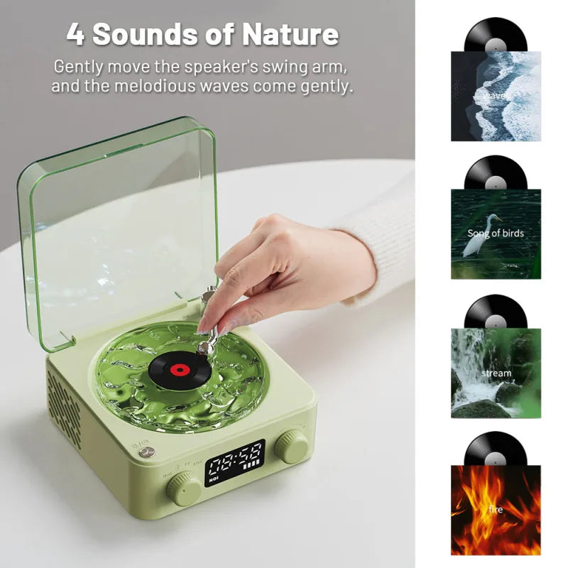 Lámpara retro de proyección de audio