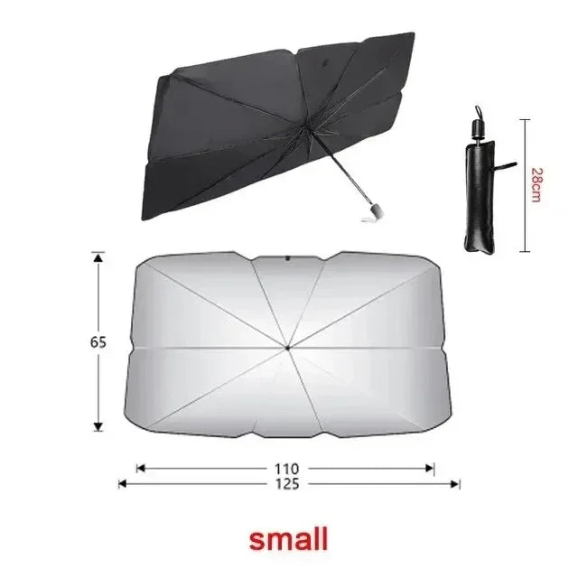 Parasol plegable para coche | Protección UV para parabrisas