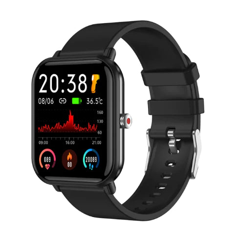 Wellness Pro™ | Monitor de Tensión, Oxígeno y Actividad – Smartwatch Multideporte 2025