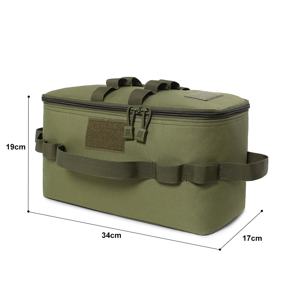 Bolsa de almacenamiento para camping | Organizador con múltiples compartimentos