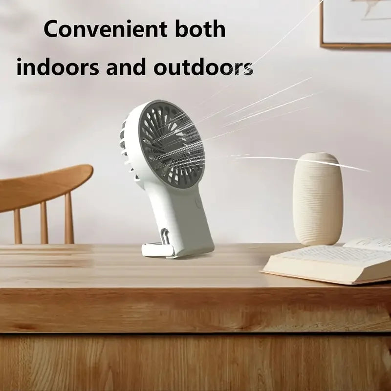 Mini ventilador USB-C portátil | Silencioso y recargable