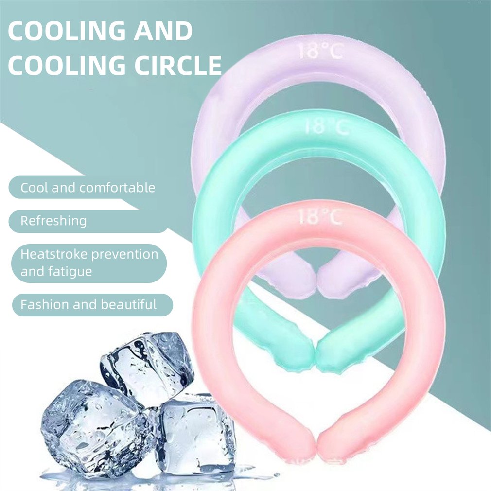 Anillo refrescante para el cuello de verano