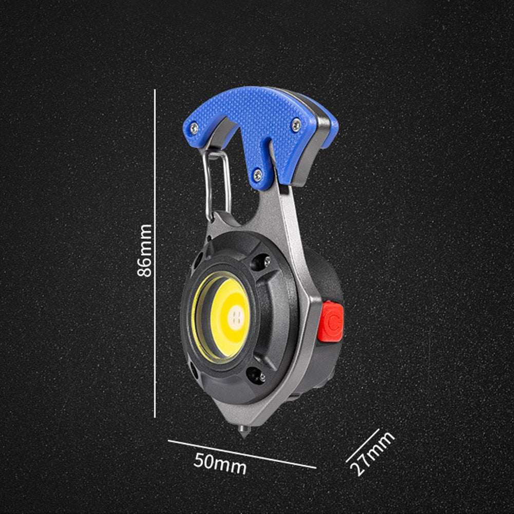 Linterna multifuncional 7 en 1 | Luz portátil para camping y emergencia