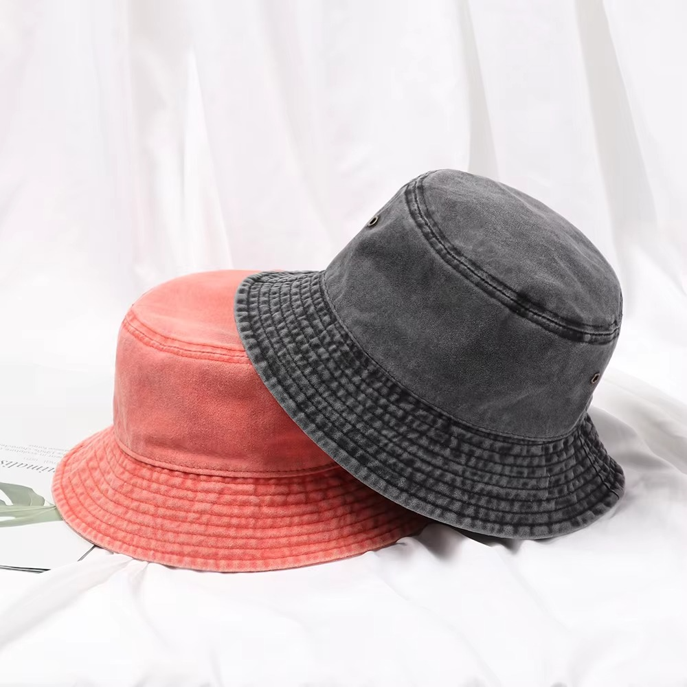 Sombrero tipo cubo de denim | Unisex plegable y ligero
