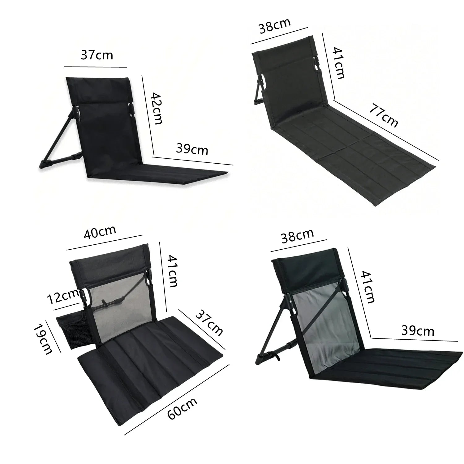 Cojín de respaldo para camping | Soporte cómodo portátil para exterior