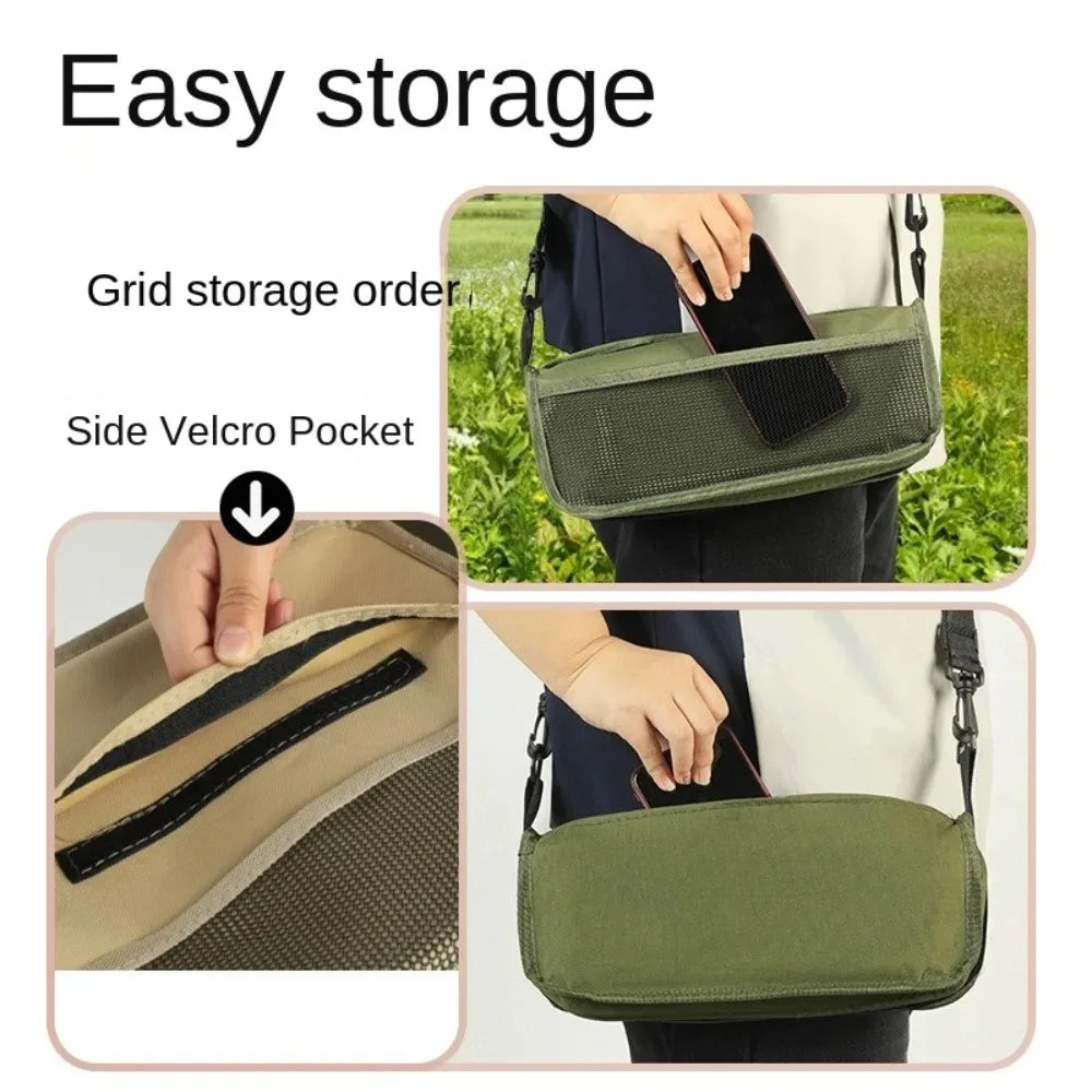 Taburete de camping plegable | Asiento portátil compacto y resistente