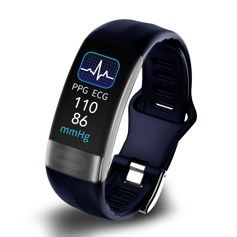 Pulsera Inteligente ECG SpO2 Presión y Frecuencia Cardíaca