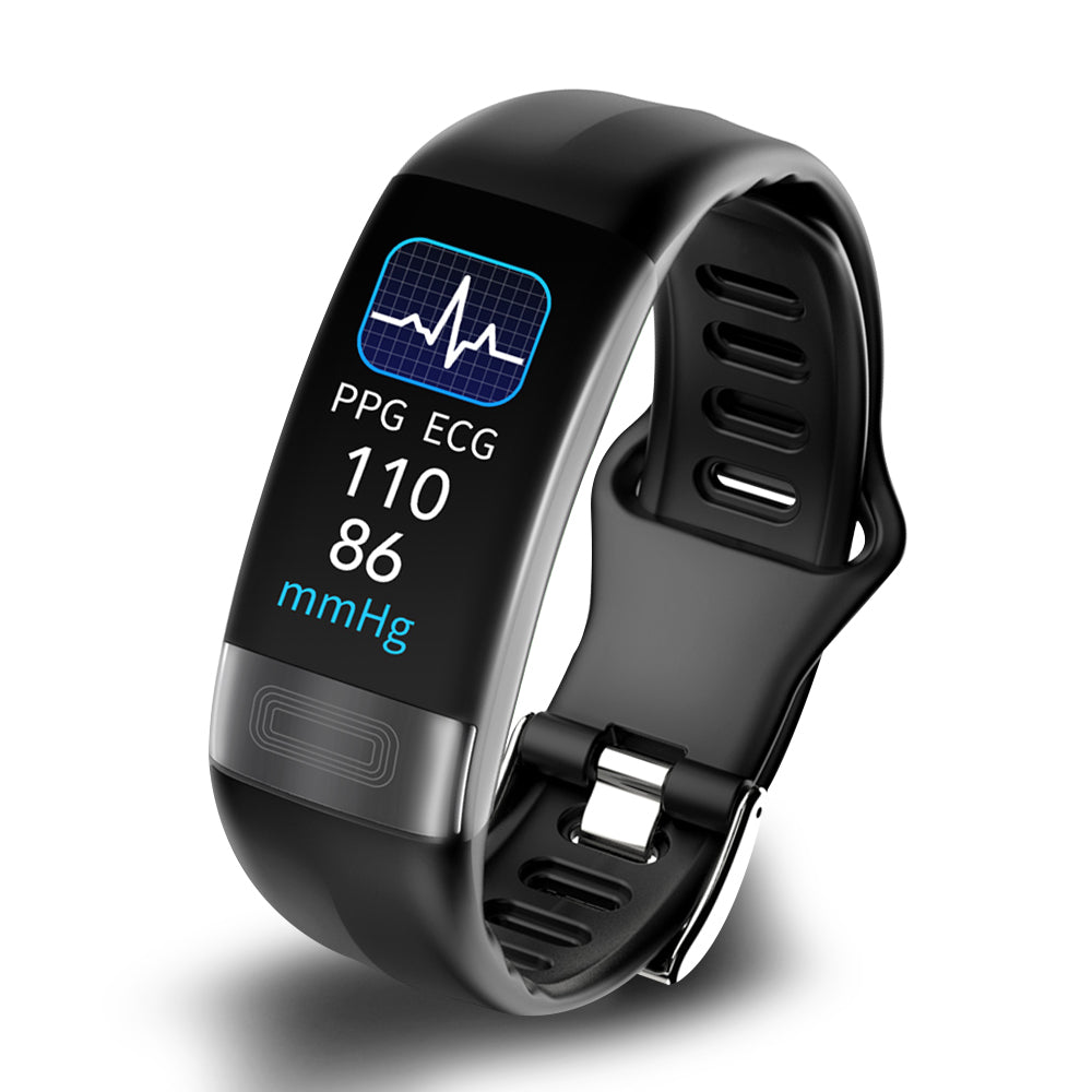 Pulsera Inteligente ECG SpO2 Presión y Frecuencia Cardíaca