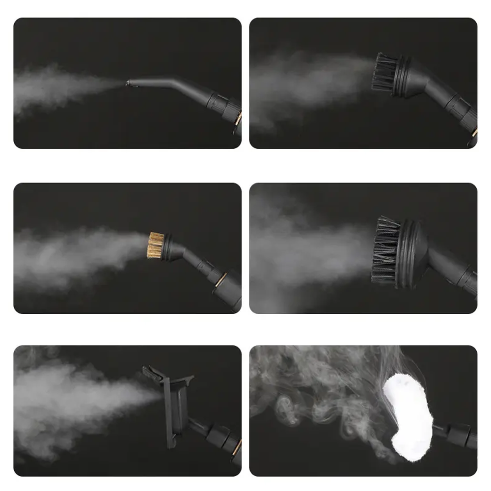 Hidrolimpiadora a Vapor 2500W – Limpieza Profunda Multiuso con Depósito de 1,1 L y Accesorios Incluidos