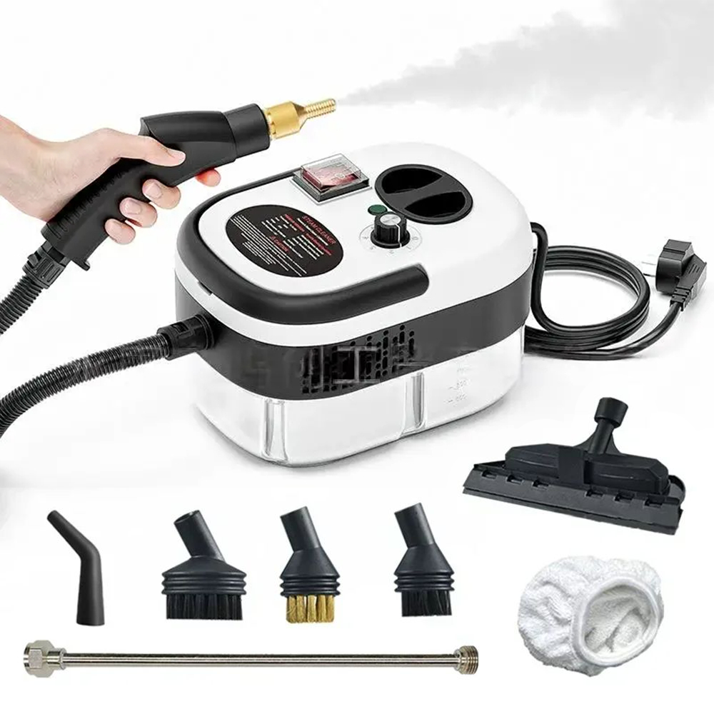 Hidrolimpiadora a Vapor 2500W – Limpieza Profunda Multiuso con Depósito de 1,1 L y Accesorios Incluidos