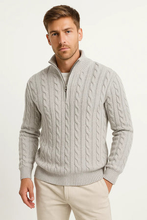 Steef | Jersey Elegante con Media Cremallera