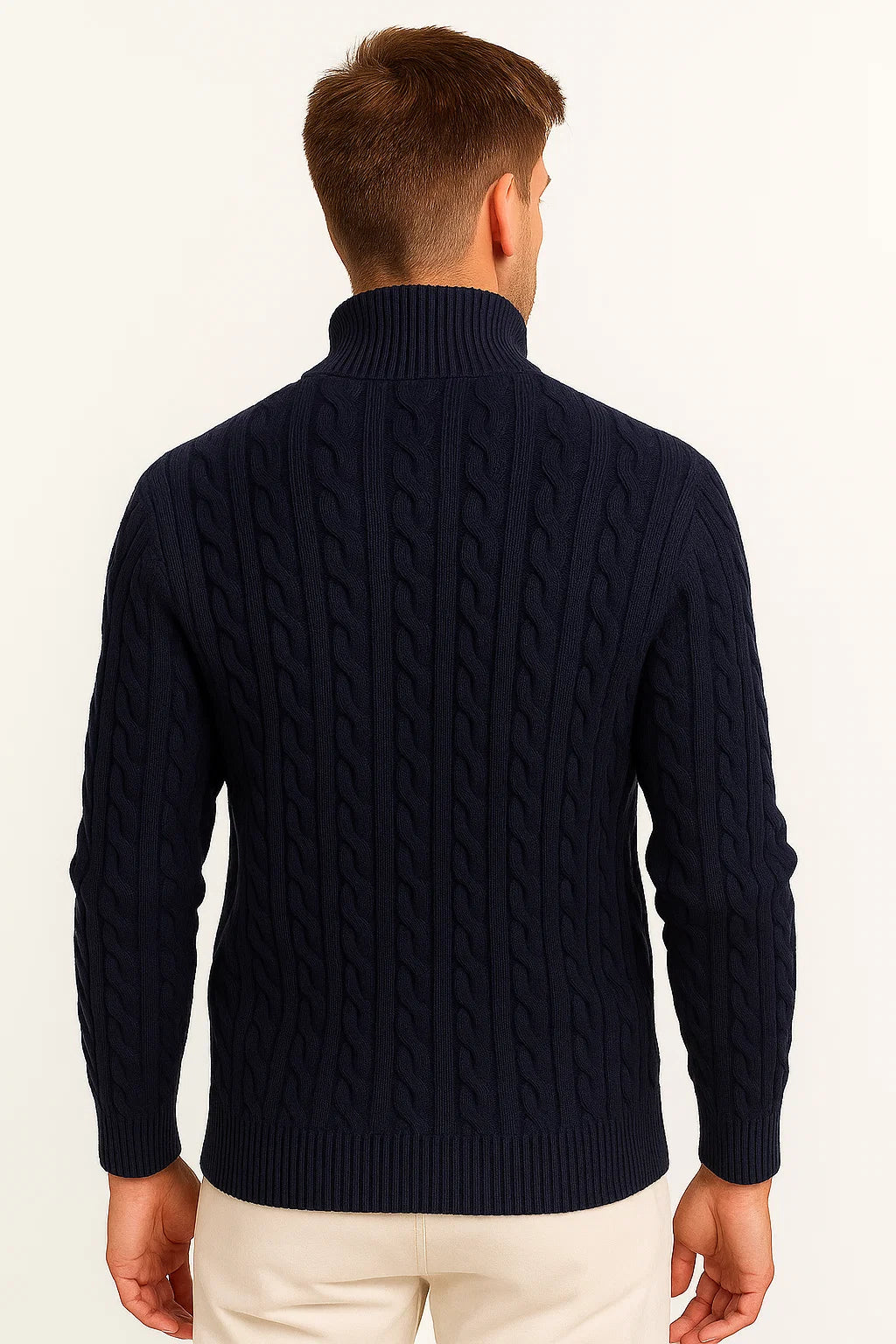 Steef | Jersey Elegante con Media Cremallera