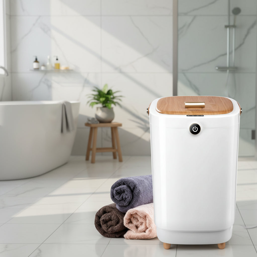Armario calentador eléctrico para toallas, compacto, de acero inoxidable, secador con calefacción