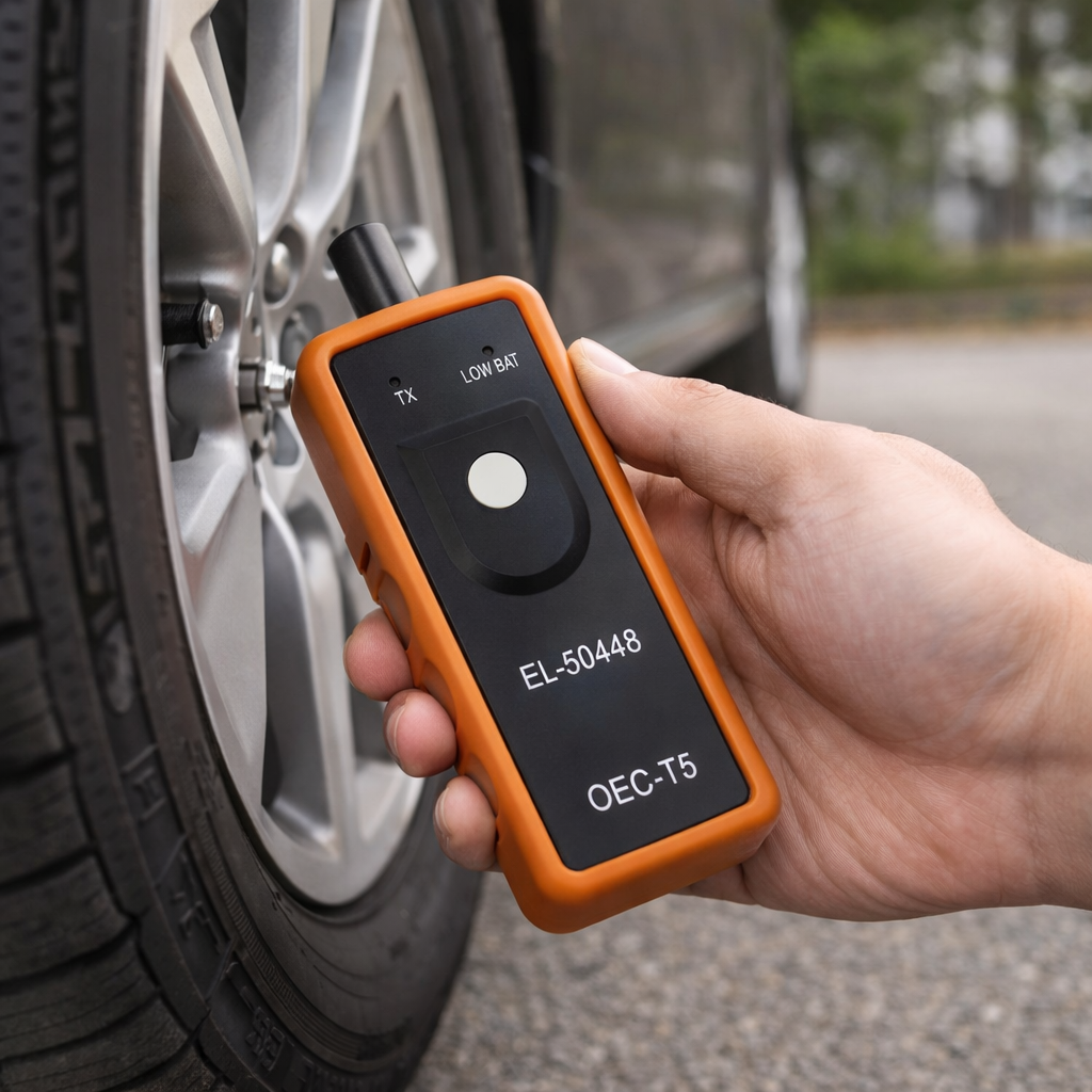 Herramienta de reinicio TPMS, sensor de presión de neumáticos inalámbrico, dispositivo de reaprendizaje
