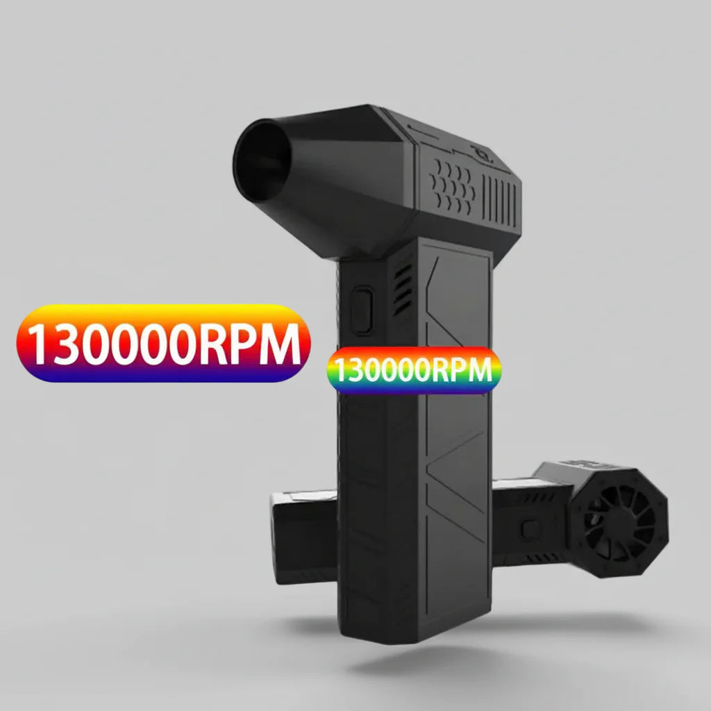 Soplador de aire eléctrico inalámbrico de mano, alta velocidad para limpieza