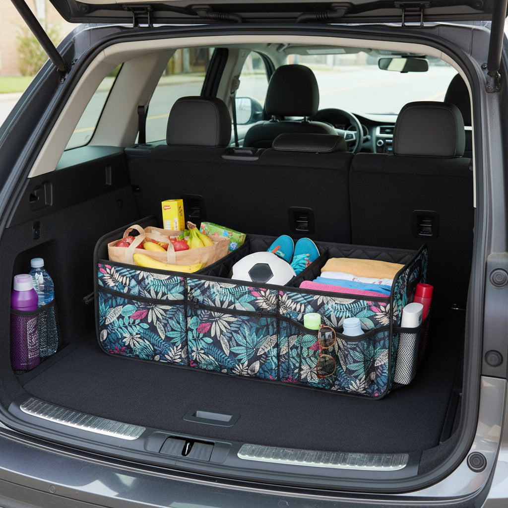 Organizador de maletero para coche plegable, impermeable, de gran capacidad