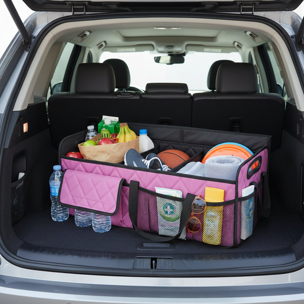Organizador de maletero para coche plegable, impermeable, de gran capacidad
