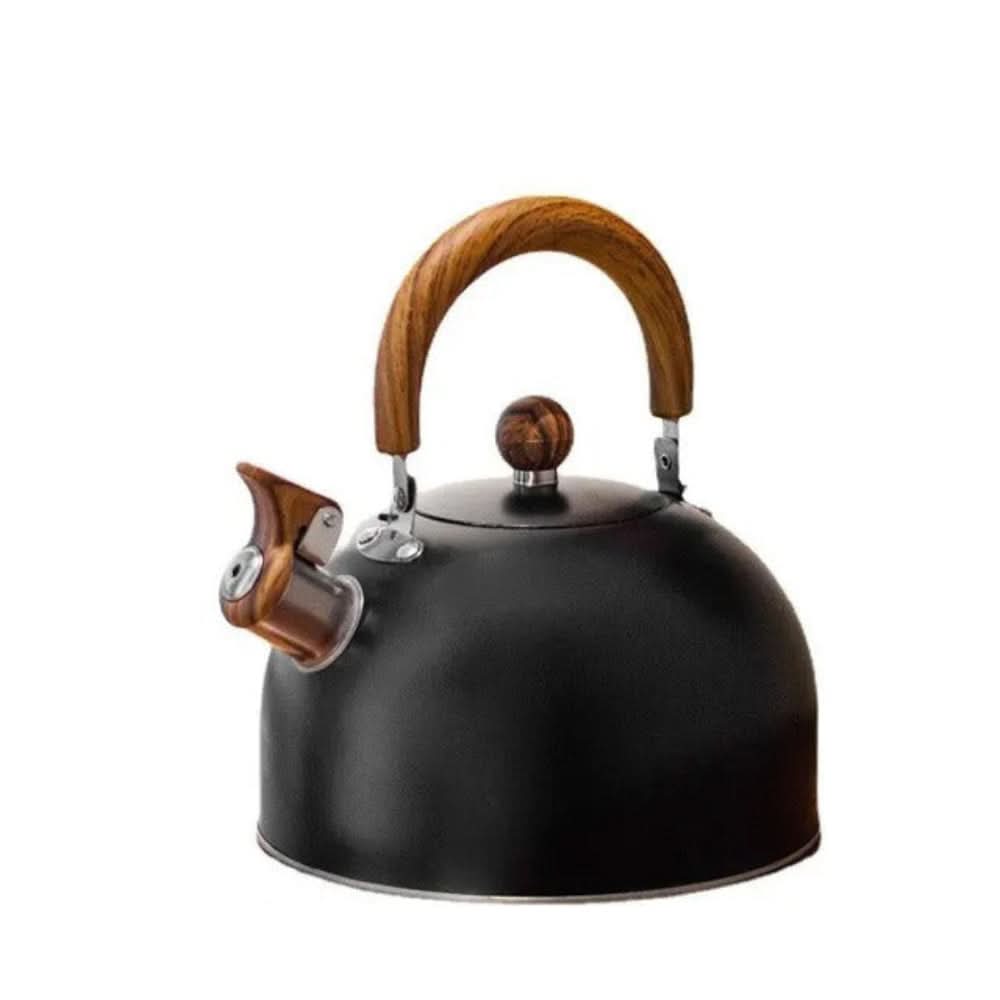 Hervidor de acero inoxidable para cocina – Diseño con silbato y mango ergonómico