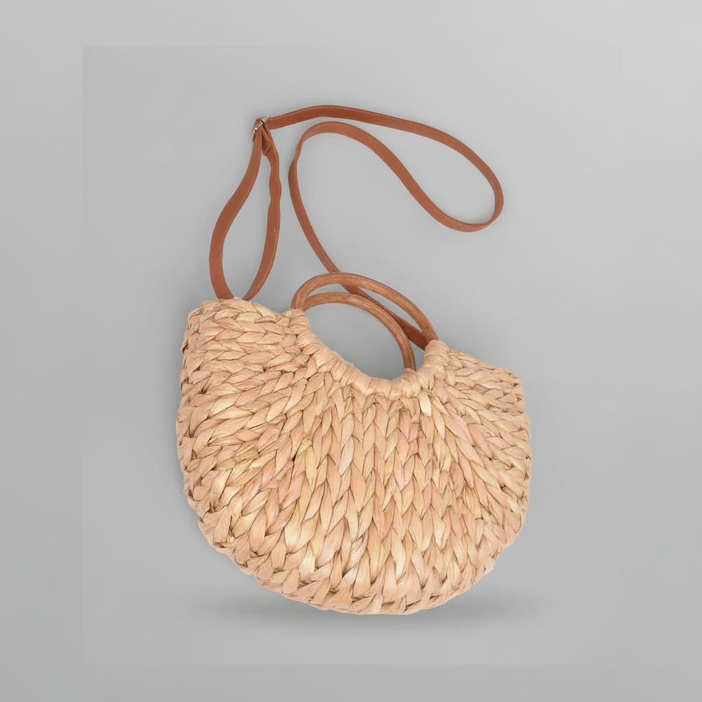 Bolso de mano con nudo torcido