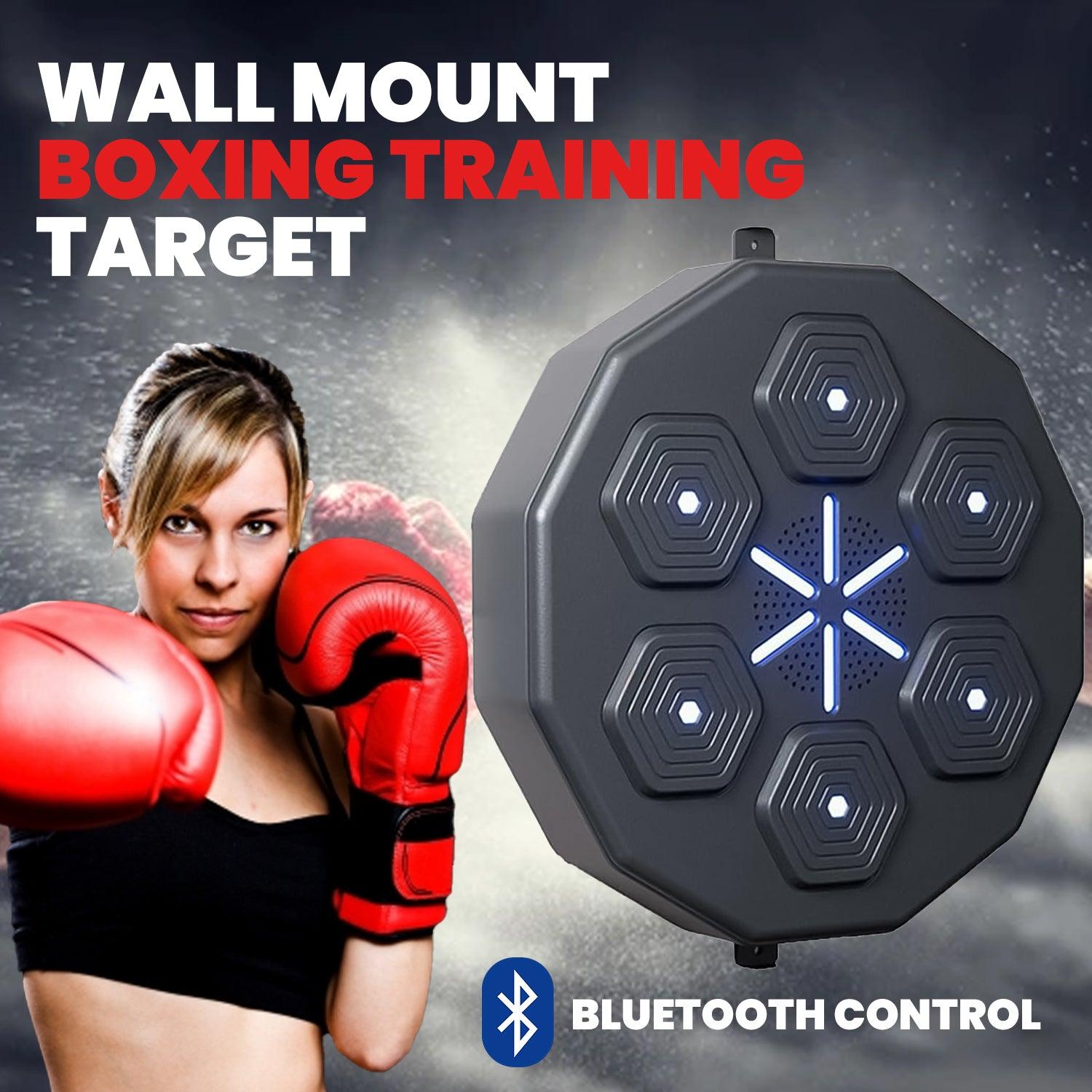 Máquina de Boxeo Musical – Dispositivo de Boxeo Mural con Bluetooth, LED y Entrenamiento Reactivo
