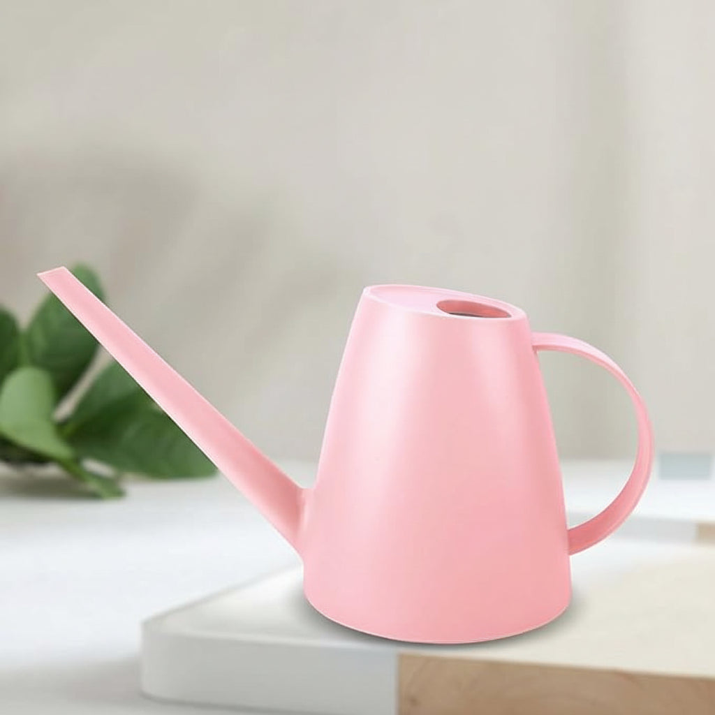 Regadera de plástico con pico largo para uso en interiores y exteriores