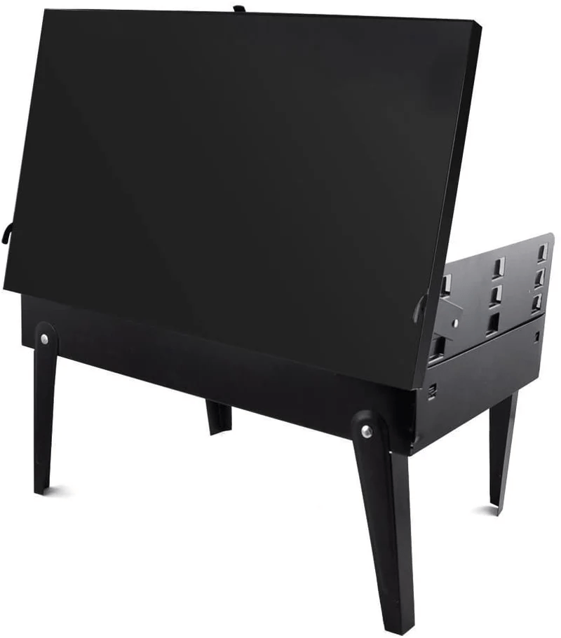 Barbacoa plegable de acero | Parrilla portátil para jardín y camping