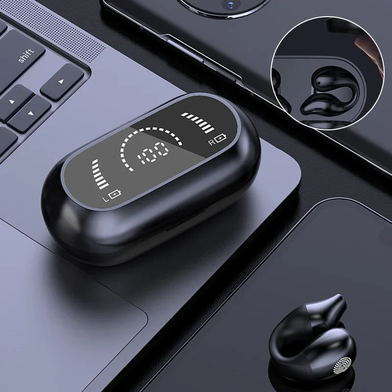 Auricular Bluetooth inalámbrico con clip para la oreja