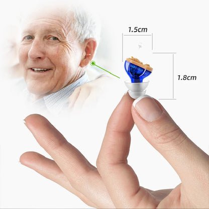 Aparato Auditivo Invisible - Ayuda Auditiva Resistente al Agua y Recargable | ClearPro