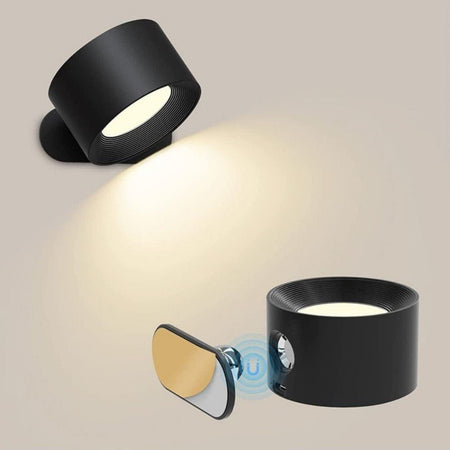 Lámpara de Pared Inalámbrica Lumino360 – Iluminación Regulable y Giratoria