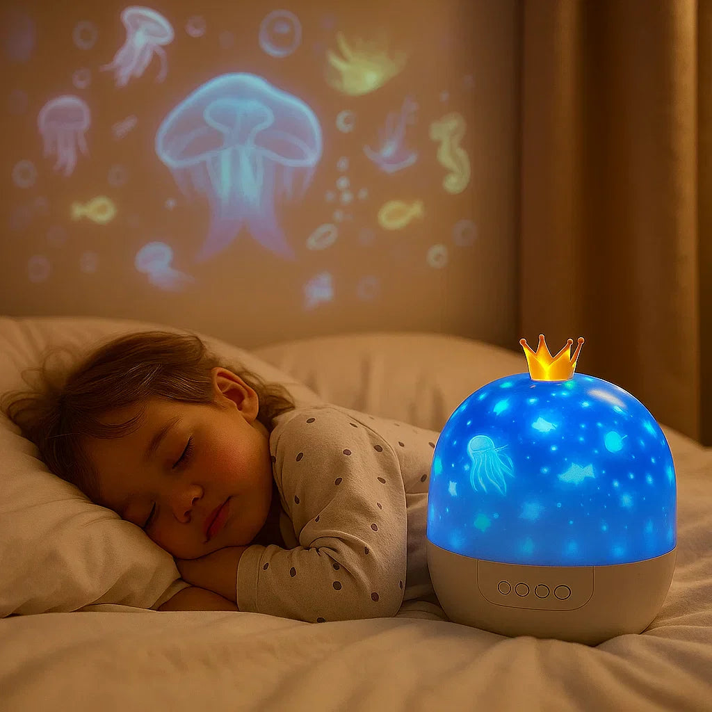 Luz Nocturna y Proyector 2 en 1 para Niños