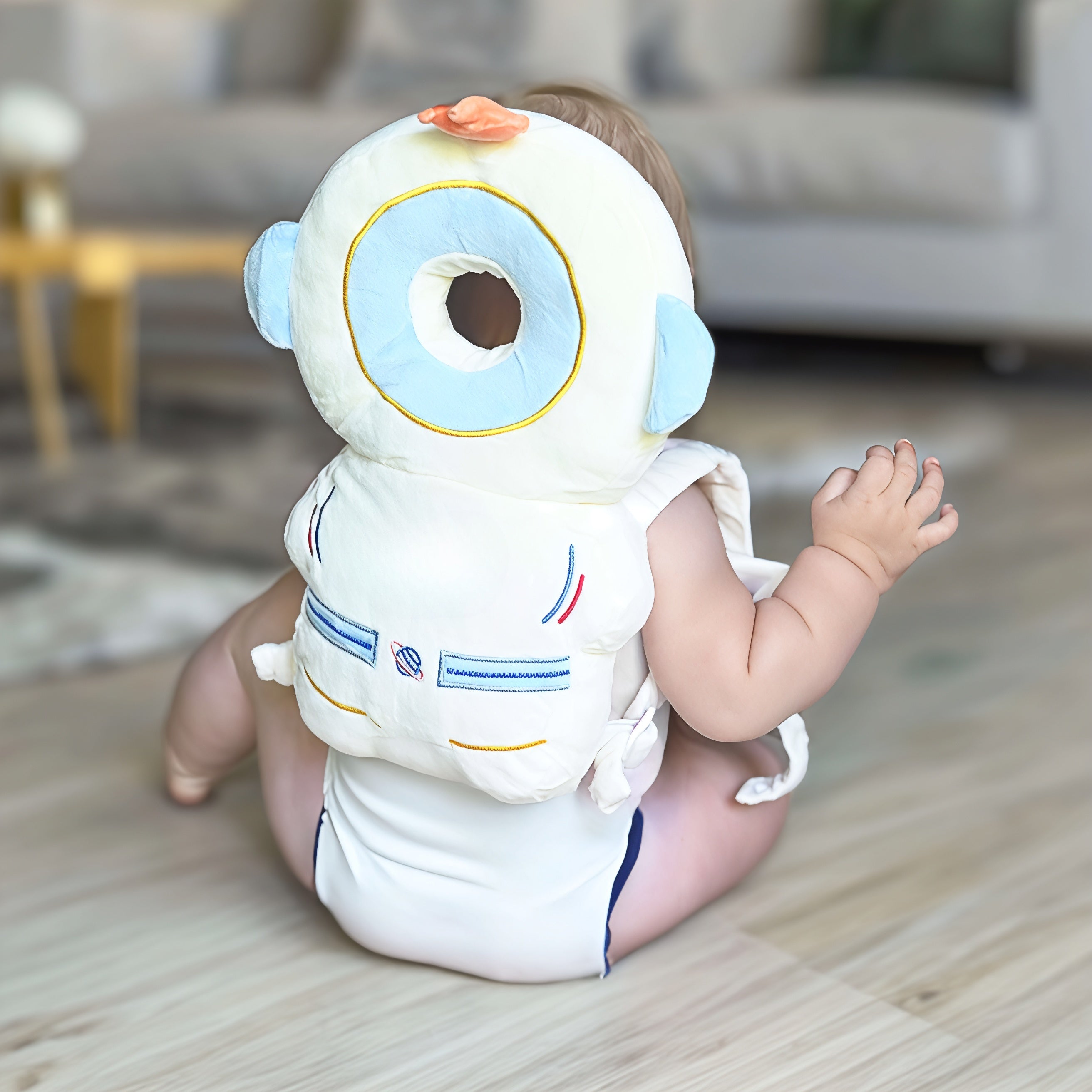 Dmax | Protector acolchado para la cabeza del bebé, mochila de seguridad
